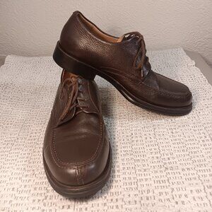 Sandro Moscoloni Vineyard men's brown leather derby shoes sz 10.5 D
